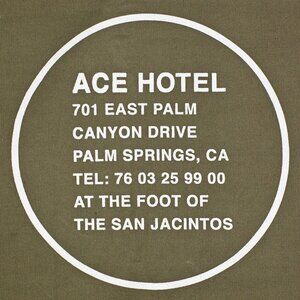 Ace Hotel Palm Springs Duffel Bag - Olive Green